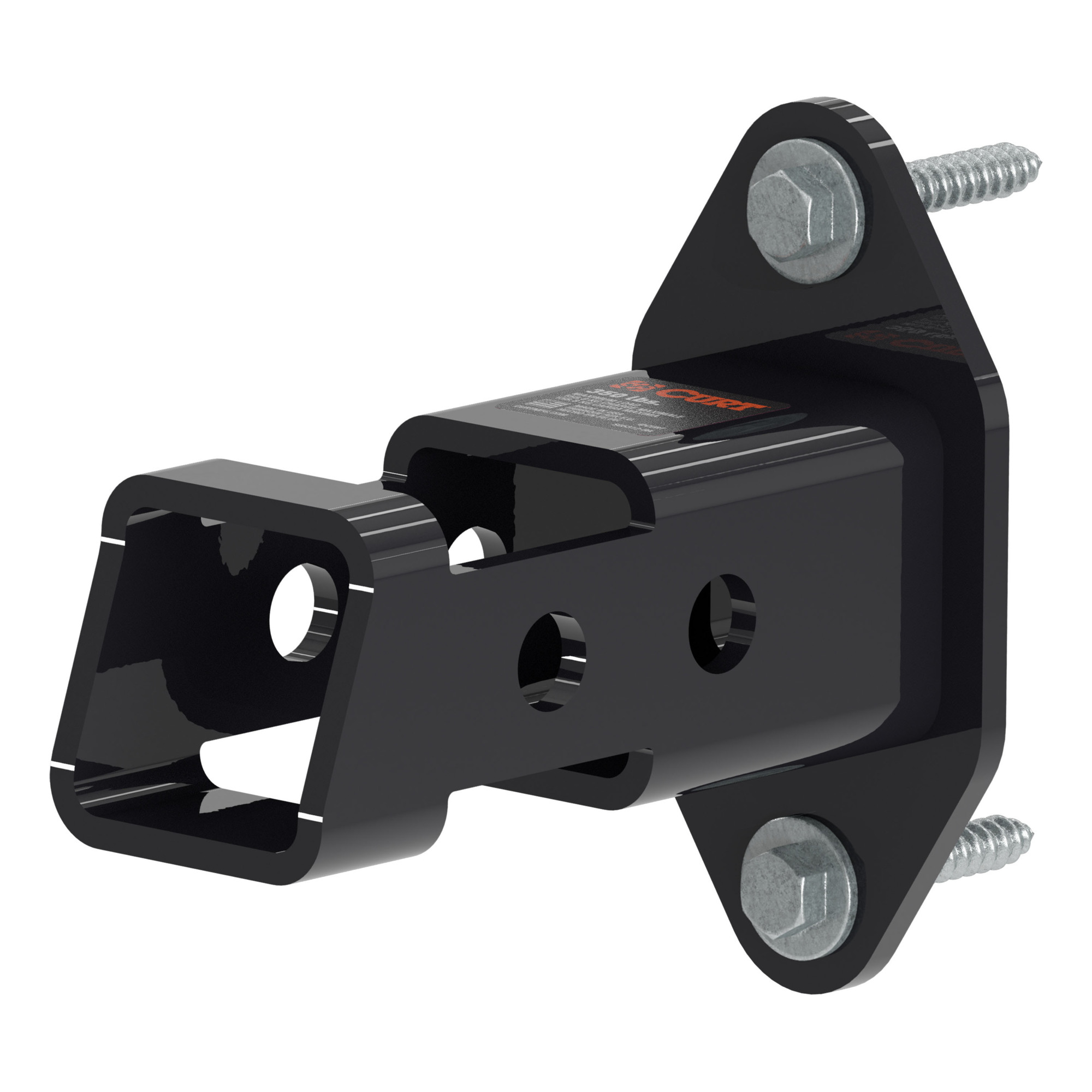Curt Manufacturing Hitch Accessory Wall Mount — 2in. Receiver, Powder-Coated Steel, 350-Lb. Capacity, Model# 45069